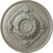 Ekena Millwork Monique Ceiling Medallion (Fits Canopies up to 3 3/4"), Hand-Painted Flash Gold, 13 3/4"OD x 1"P CM13MOFLS - alternate 1
